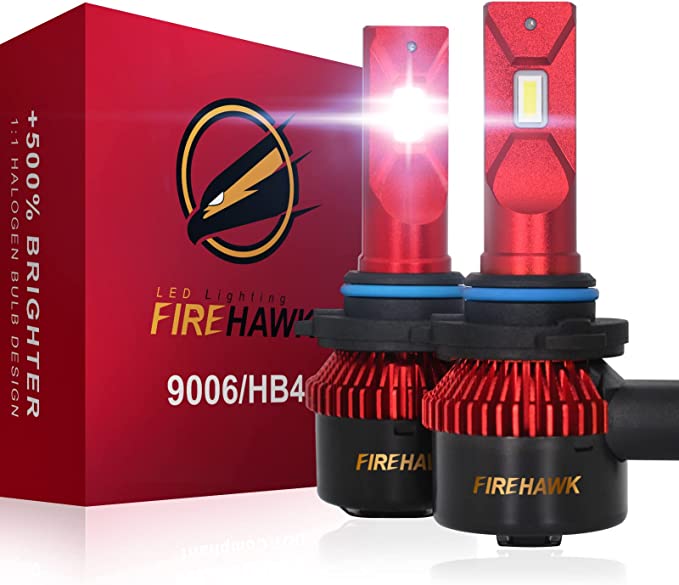 FIREHAWK New 9006 Headlight Bulb LED 
