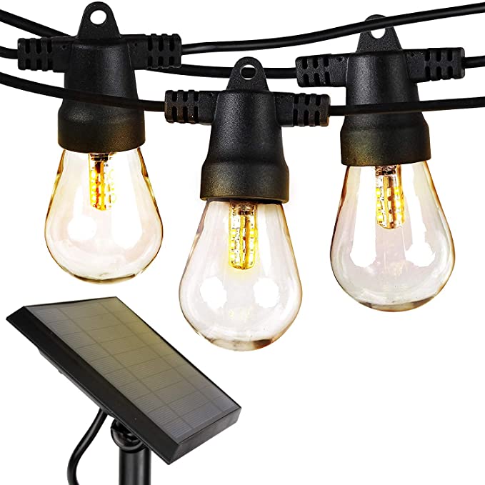 Ambience Pro Solar Powered Outdoor String Lights